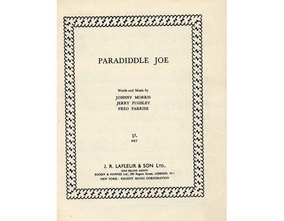 6590 | Paradiddle Joe - For Piano and Voice with Guitar chord symbols