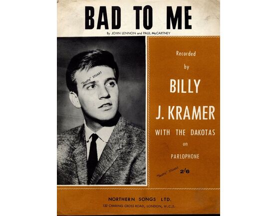 6600 | Bad To Me  - featuring  Billy J Kramer