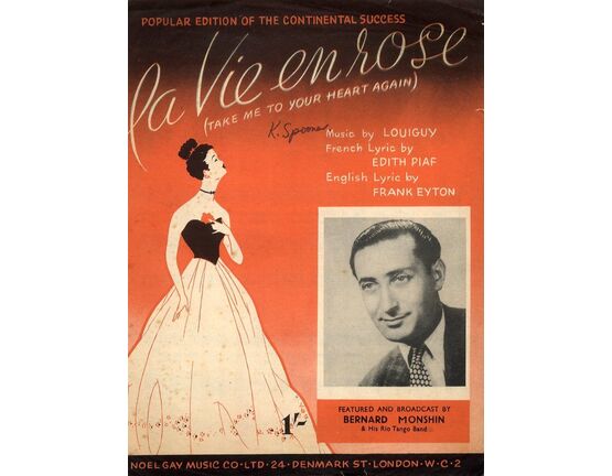 6629 | La Vie En Rose (Take Me To Your Heart Again) - Featuring Bernard Monshin