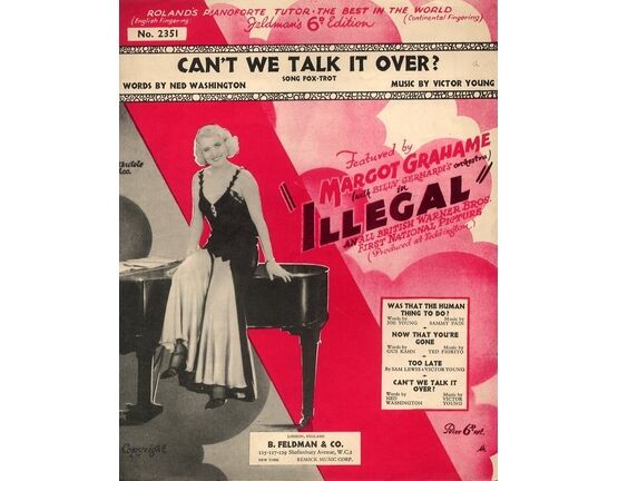 6630 | Can't We Talk It Over - Margot Grahame in "Illegal"
