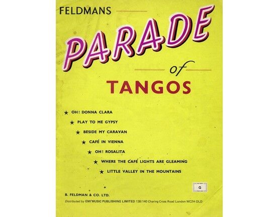 6630 | Feldmans Parade of Tangos - Piano, Guitar and Voice