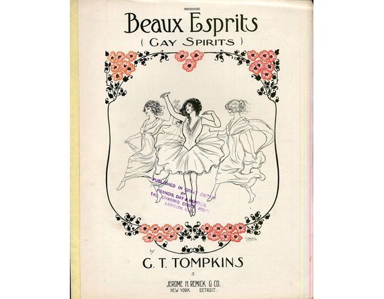 6641 | Beaux Espirits (Gay Spirits) - One step for Piano