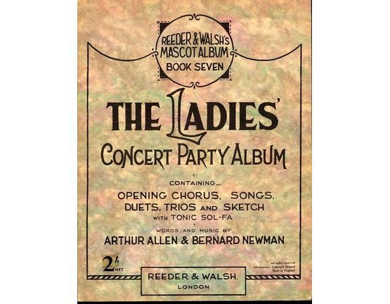 6651 | The Ladies' - Concert Party Album - Reeder and Walsh's Mascot Album - Book Seven