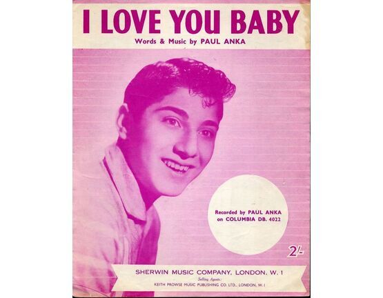 6655 | I Love You Baby - Song - Featuring Paul Anka