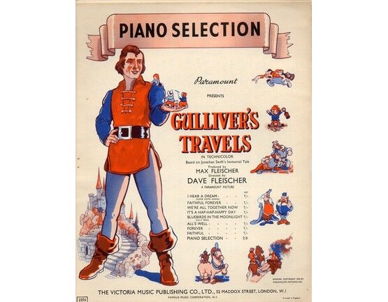 6656 | Gullivers Travels - Piano Selection