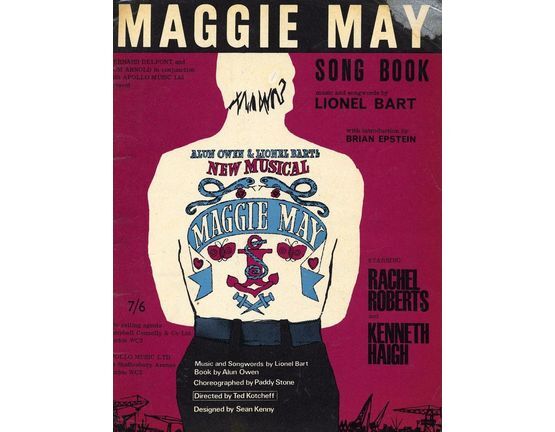 6668 | Maggie May  -  Song Book - With introduction with photographs by Brian Epstein
