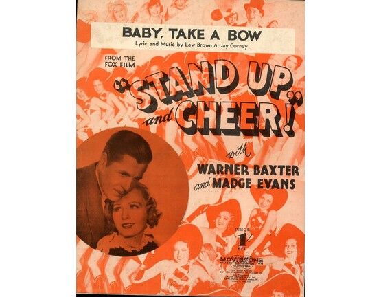 6674 | Baby, take a Bow - from The Fox Film "Stand Up and Cheer"