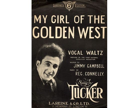 6675 | My Girl of the Golden West - from the film of the same name