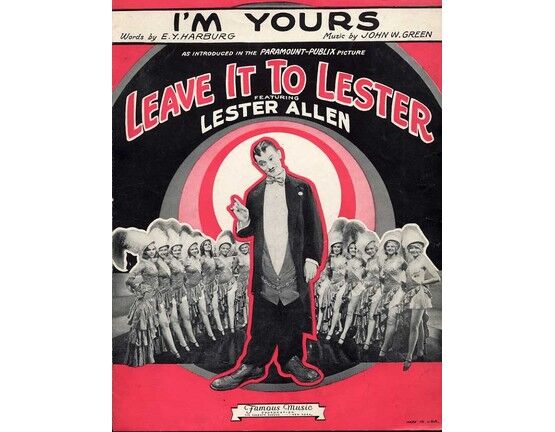 6680 | I'm Yours - From the Picture "Leave it to Lester" - Featuring Lester Allen