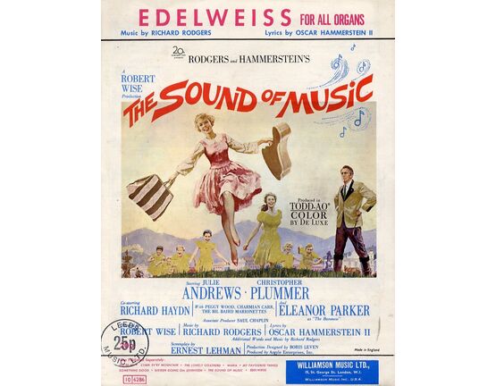 6690 | Edelweiss - Song from "The Sound of Music" for all Organs