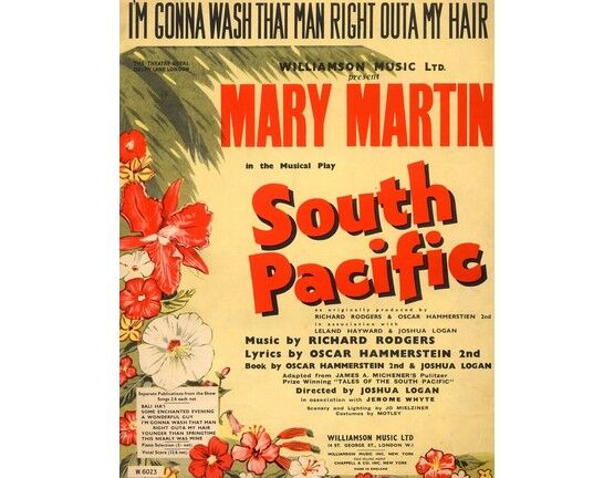 6690 | I'm Gonna Wash That Man Right Outa My Hair,  Mary Martin in "South Pacific"