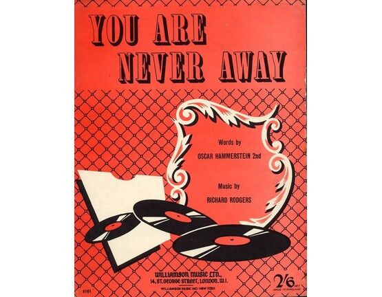 6690 | You Are Never Far Away - Song and Piano
