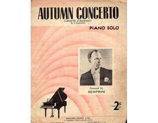 6691 | Autumn Concerto (Concerto d'autumn) - Piano Solo featuring Semprini