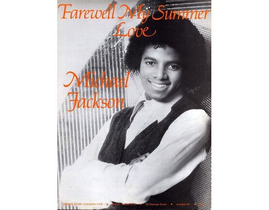 6694 | Farewell my Summer Love - Recorded by Michael Jackson