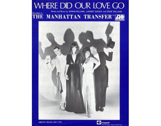 6694 | Where Did Our Love Go - Song - Featuring The Manhattan Transfer