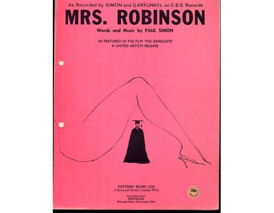 6695 | Mrs Robinson - From "The Graduate" - By Simon and Garfunkel