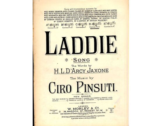 6710 | Laddie - Song - In the key of D major