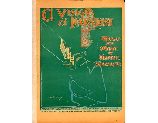 6743 | A Vision of Paradise - Music Supplement of the New York American and Journal, Sunday, June 1st, 1902