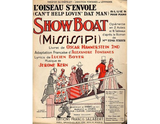 6743 | L'oiseau S'envole (Can't Help Lovin' Dat Man) Song - Blues Pour Piano - From Show Boat Mississipi