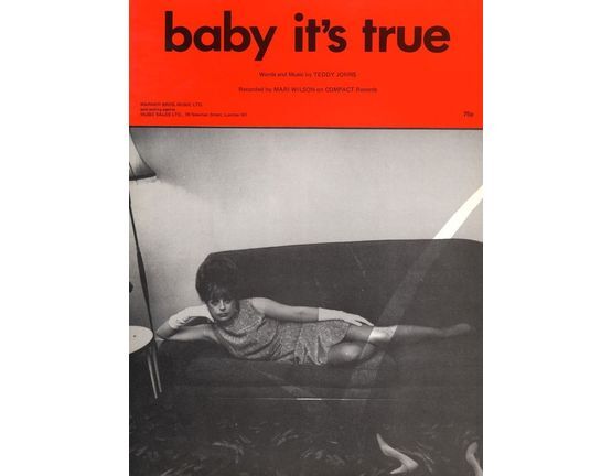 6751 | Baby it's true - Recorded by Mari Wilson on Compact Records