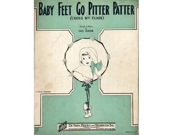 6763 | Baby Feet Go Pitter Patter ('Cross My Floor) - Song with ukulele accompaniment