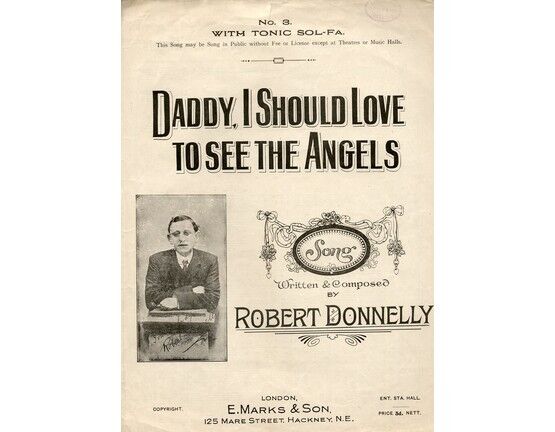 6774 | Daddy, I should love to see the Angels - Song - Featuring Robert Donnelly