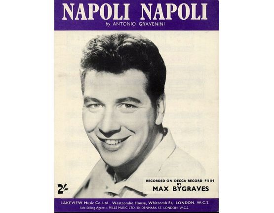 6783 | Napoli Napoli - Recorded on Decca Record F11119 by Max Bygraves
