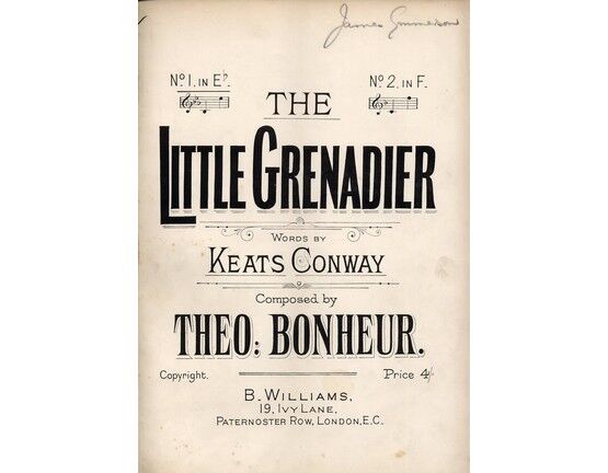 6806 | The Little Grenadier - Song in the Key of E flat Major for Low Voice