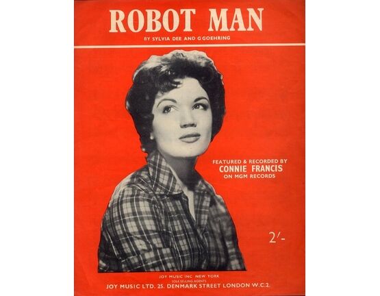 6824 | Robot Man - Song featuring Connie Francis