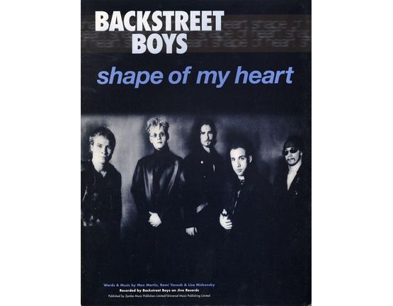 6832 | Shape of my Heart - Recorded by the Backstreet Boys on Jive Records