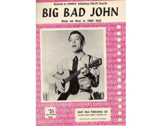 6835 | Big Bad John - Song - Featuring Jimmy Dean