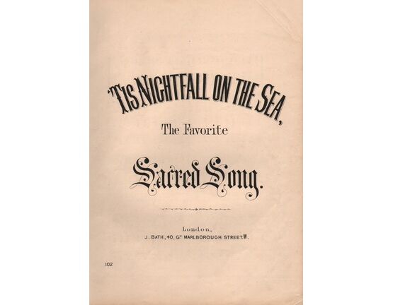 6842 | 'Tis Nightfall on the Sea - Sacred Song