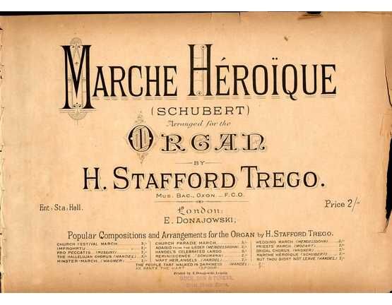 6844 | Schubert - Marche Heroique - Arranged for the Organ