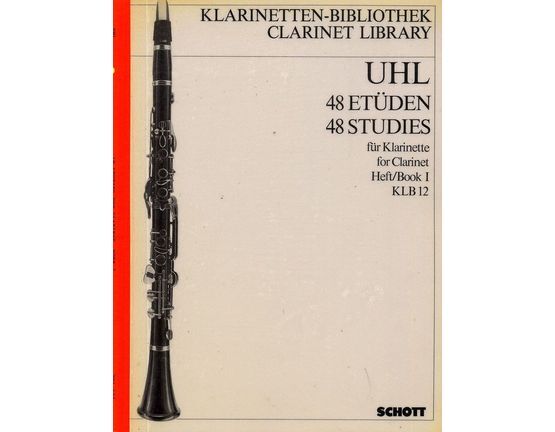 6847 | 48 Studies for Clarinet - Book I - Clarinet Library