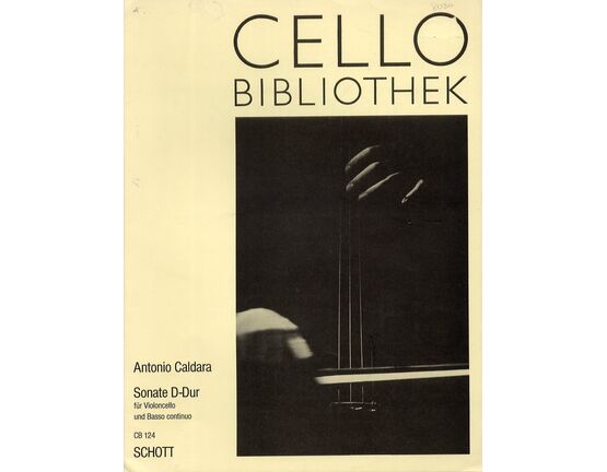 6847 | Caldara - Sonata in D Major - For Cello and Piano