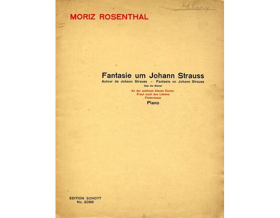 6847 | Fantasie on Johann Strauss - On the Waltzes "The Blue Danube, The Bat and Life let us cherish" - Edition No. 2086