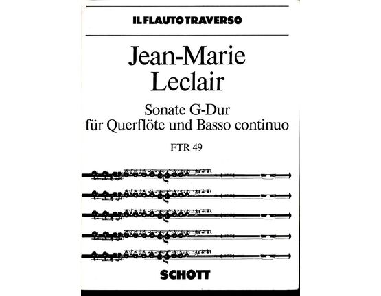 6847 | Sonata in G Major - For Flute and Basso Continuo (Cello) - Op. 9, No. 7