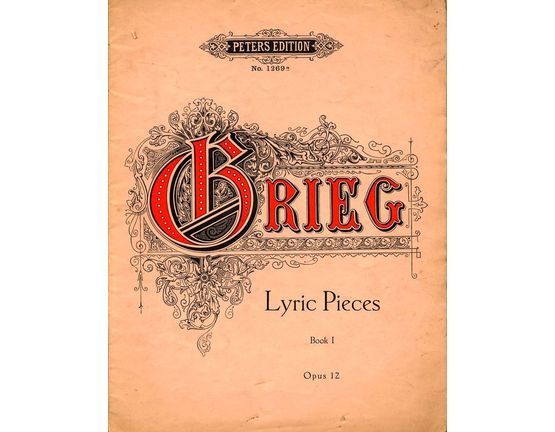 6868 | Lyric pieces - Book 1 - Op. 12 - Edition Peters No. 1269a