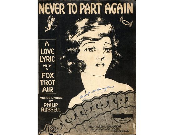 6949 | Never to Part Again - A Love Lyric with Fox Trot Air - for Piano and Voice