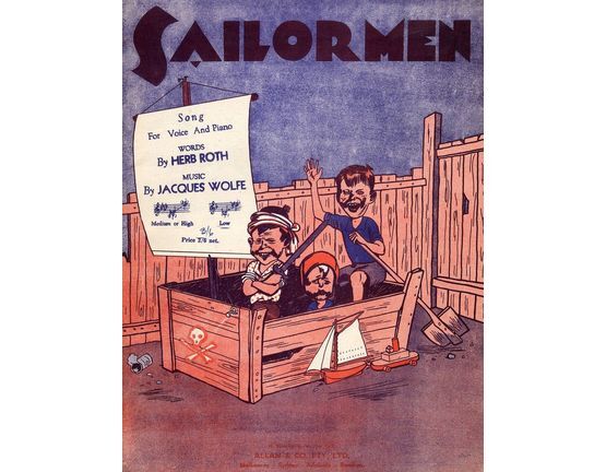 6951 | Sailor Men - Song for Low Voice and Piano