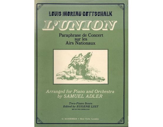 6953 | L'union - Paraphrase de Concert sur les Airs Nationaux - For 2 Pianos and Four Hands