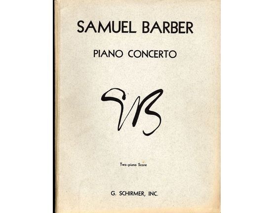 6953 | Piano Concerto - Two-piano Score - Op. 38