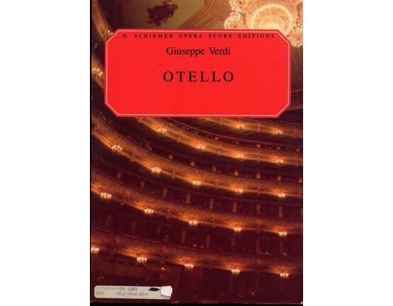 6953 | Verdi - Otello - Lyric Drama in Four Acts - Vocal Score with piano accompaniment
