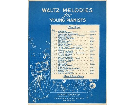 6958 | Waltz Melodies for Young Pianists - The Bluebird's Message op. 64, No. 4