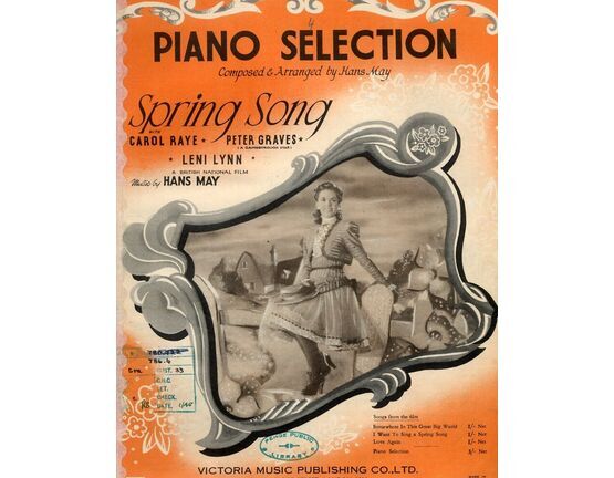 6982 | Piano Selection - From The Film "Spring Song - Featuring Carol Raye
