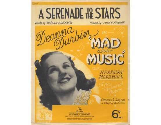 6986 | A Serenade To The Stars - Song featuring Deanna Durbin in Mad about Music
