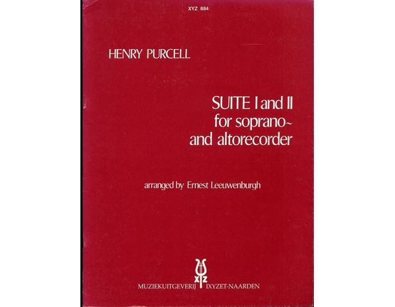 7028 | Henry Purcell - Suite 1 and 2 for Soprano and Alto Recorder - XYZ 884