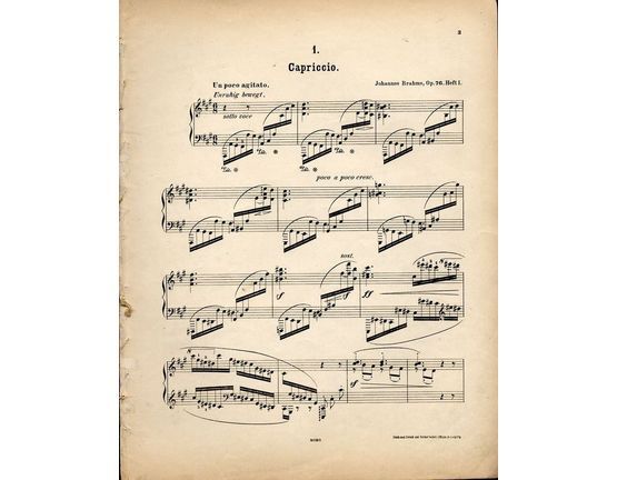 7071 | Capriccio - Op. 76, Heft I - For Piano Solo