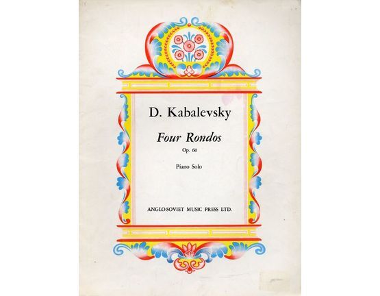 7073 | Kabalevsky Four Rondos - Op. 60 - For Piano Solo