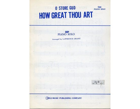 7154 | O Store Gud How Great Thou Art - Easy Piano Solo